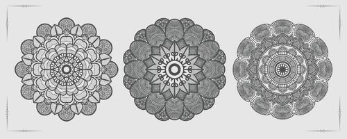 vetor luxo mandala modelo fundo e ornamental Projeto para coloração página, cumprimento cartão, convite, tatuagem, floral mandala.