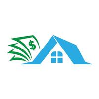 casa empréstimo ícone logotipo vetor