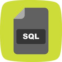 Ícone do vetor SQL