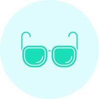 Óculos sólido duo afinação ícone vetor