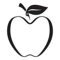 desenho de ilustração vetorial apple vetor