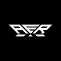 aer carta logotipo vetor projeto, aer simples e moderno logotipo. aer luxuoso alfabeto Projeto