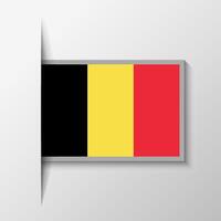 vetor retangular Bélgica bandeira fundo