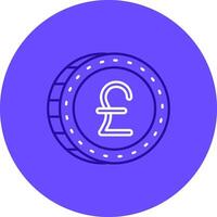 libra duo afinação cor círculo ícone vetor