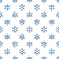 textura perfeita com flocos de neve. padrão de natal ou inverno vetor