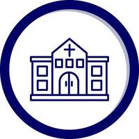Igreja vecto ícone vetor