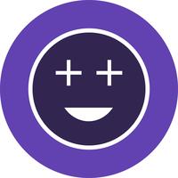 Ícone de vetor de Emoji positivo