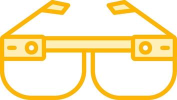 inteligente óculos vecto ícone vetor