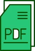 pdf Arquivo vecto ícone vetor