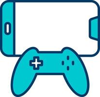 controle de video game e Móvel vecto ícone vetor