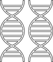 ícone de vetor de DNA