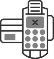 ícone de vetor de pagamento com cartão de crédito