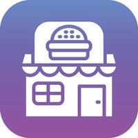 hamburguer fazer compras vetor ícone