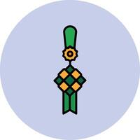 ícone de vetor de ketupat