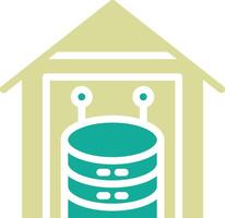 ícone de vetor de data warehouse