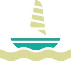 ícone de vetor de windsurf
