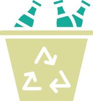 plástico reciclar vetor ícone