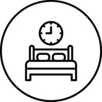 ícone de vetor de hora de dormir