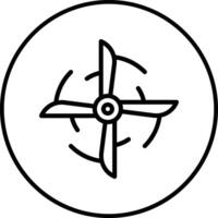 ícone de vetor de hélice