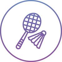 ícone de vetor de badminton