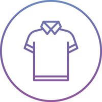 ícone de vetor de camisa polo