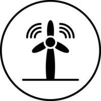 ícone de vetor de energia eólica