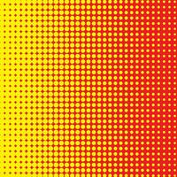 abstrato amarelo cor polca ponto mistura ondulado padronizar em vermelho fundo vetor