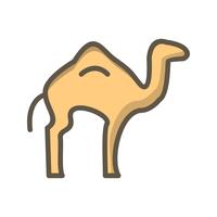Ícone de vetor de camelo