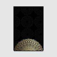 Fundo de mandala ornamental de luxo com padrão oriental islâmico árabe estilo vetor premium vetor grátis