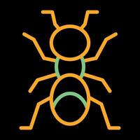 ícone de vetor de formiga