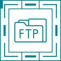 ftp Acesso vetor ícone