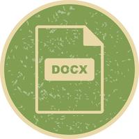 Ícone DOCX Vector