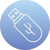 USB vecto ícone vetor