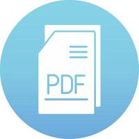 pdf Arquivo vecto ícone vetor