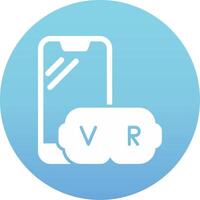 virtual realidade vecto ícone vetor