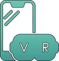 virtual realidade vecto ícone vetor