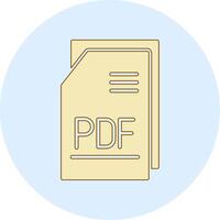 pdf Arquivo vecto ícone vetor