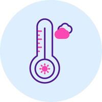 temperatura quente vecto ícone vetor