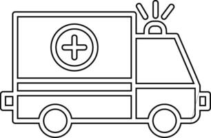 ambulância vecto ícone vetor