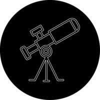 telescópio vecto ícone vetor