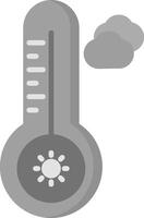 temperatura quente vecto ícone vetor