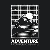 ao ar livre geométrico logotipo projeto, aventura poster Projeto logotipo vetor