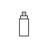 Cosmético garrafa moderno linha ícone. perfeito para projeto, infográficos, rede sites, aplicativos. vetor