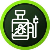 design de ícone criativo de pesticida vetor