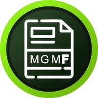 mgmf criativo ícone Projeto vetor