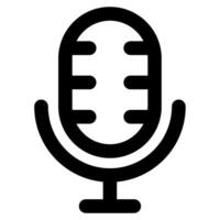 podcast ícone para rede, aplicativo, uiux, infográfico, etc vetor