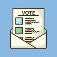 votação eleições ícone símbolo arte para política tema vetor ícone Projeto arte. voto votação e promoção campanha