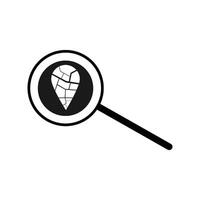 localização ponto logotipo ícone vetor