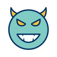 Diabo Emoji Vector Icon