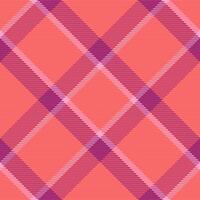 padronizar xadrez tartan do fundo Verifica vetor com uma textura têxtil desatado tecido.